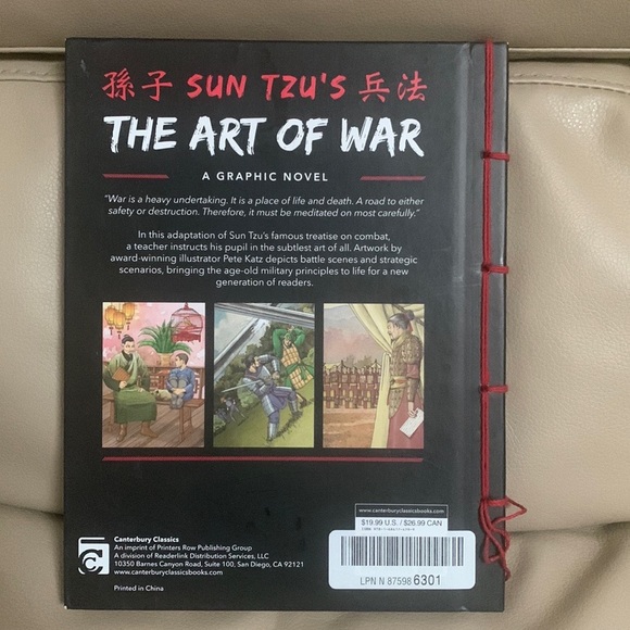 Sun Tzu’s The Art of War: A Graphic Novel Illustrations (Hardcover Book, 2018) - Picture 2 of 3